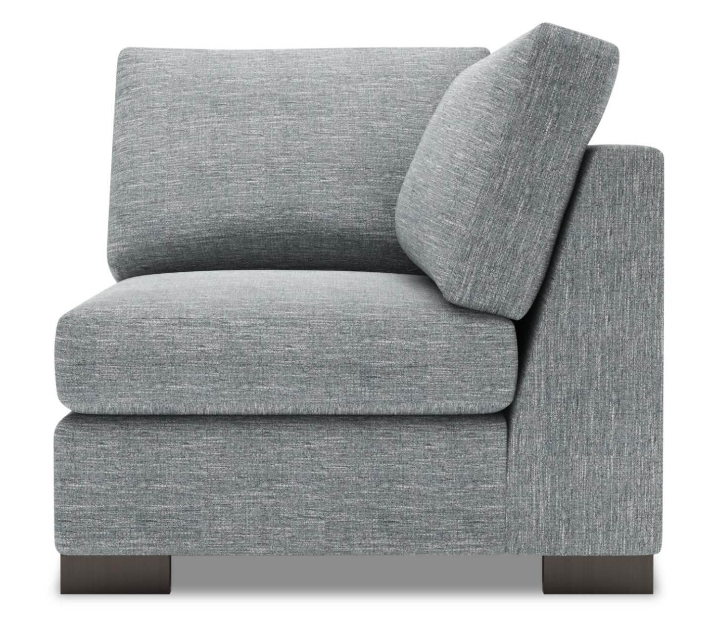 Sofa Lab Track Square Wedge - Luna Pewter | Fauteuil carré en coin Track de la collection Sofa Lab - Luna Pewter | TR882291