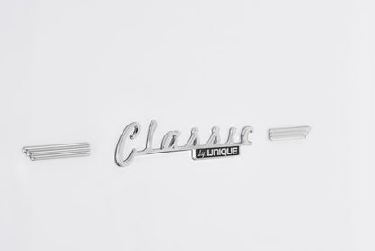 Réfrigérateur Classic Rétro par Unique de 24 po et de 12 pi3 à congélateur inférieur - blanc guimauve - UGP-340L W AC | U340LWAC