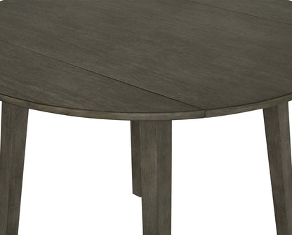 Bryn Drop-Leaf Dining Table, 42 Round - Dark Grey | Table de salle à manger ronde Bryn de 42 po avec abattant - gris foncé