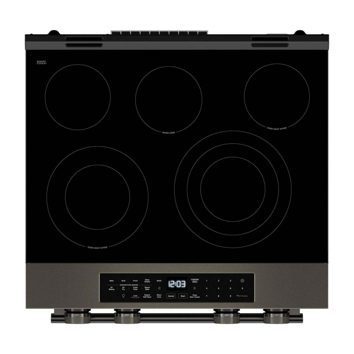 Cuisinière électrique KitchenAid de 30 po et de 5,3 pi³ - minerai noir - YKSES530SBE