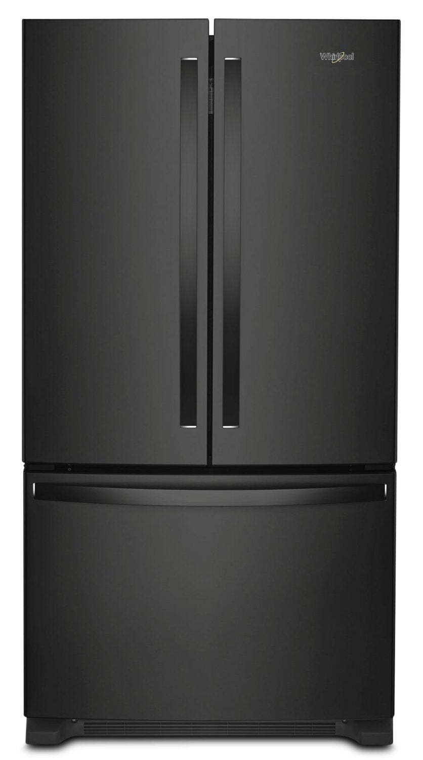 Whirlpool 36 20 pi3 Réfrigérateur de profondeur comptoir à portes françaises - noir - WRFC2036RB | Réfrigérateur Whirlpool de 20 pi3 et de 36 po de profondeur comptoir à portes françaises - noir - WRFC2036RB | WRFC20RB