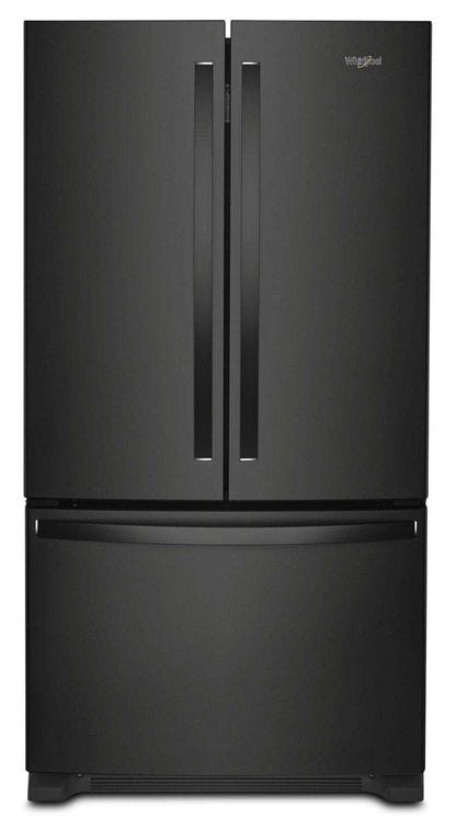 Whirlpool 36 20 pi3 Réfrigérateur de profondeur comptoir à portes françaises - noir - WRFC2036RB | Réfrigérateur Whirlpool de 20 pi3 et de 36 po de profondeur comptoir à portes françaises - noir - WRFC2036RB | WRFC20RB