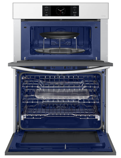 Four à micro-ondes combiné avec quatre mural électrique Samsung de 30 po et de 7 pi³ - Blanc - …