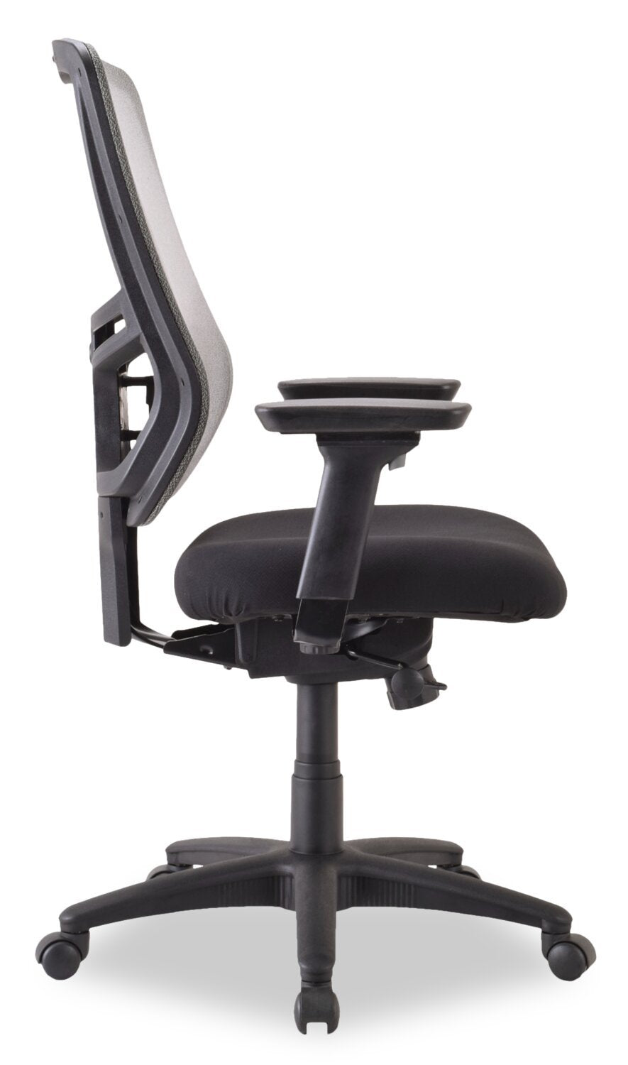 Tempur-Pedic Dante 26.4 Office Chair - Black with Mesh Back|Chaise de bureau Dante de Tempur-Pedic de 26,4 po - noire avec dossier en maille