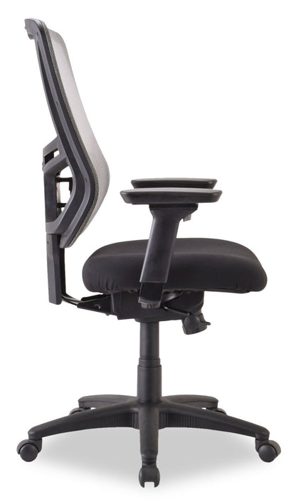 Tempur-Pedic Dante 26.4 Office Chair - Black with Mesh Back|Chaise de bureau Dante de Tempur-Pedic de 26,4 po - noire avec dossier en maille