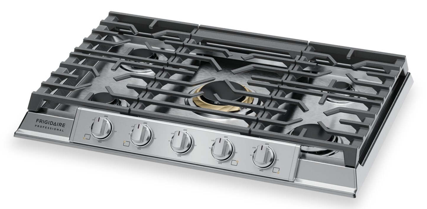 Frigidaire Professional 30 5-Burner Gas Cooktop - Stainless Steel - PCCG3080AS | Surface de cuisson à gaz Frigidaire Professional de 30 po à 5 brûleurs - acier inoxydable - PCCG3080AS | PCCG30AS