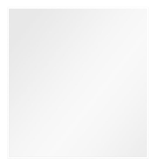 Miroir de commode de chambre Raia - Fabriqué en Italie, Moderne - Blanc | Miroir de commode de chambre à coucher Raia - fabriqué en Italie - blanc