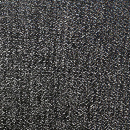 Canapé sectionnel Jorja 3 pièces en tissu de chenille avec pattes en bois et coussins décoratifs - gris granite