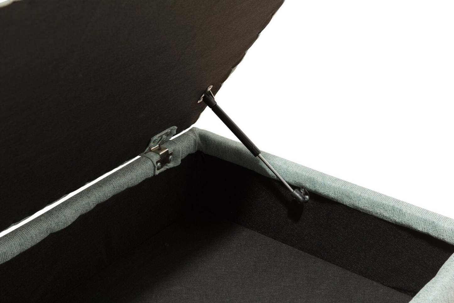 Made in Canada Scarlett 26 Chenille Fabric Ottoman - Marine Blue | Pouf Scarlett de 26 po fabriqué au Canada en tissu de chenille - bleu marine