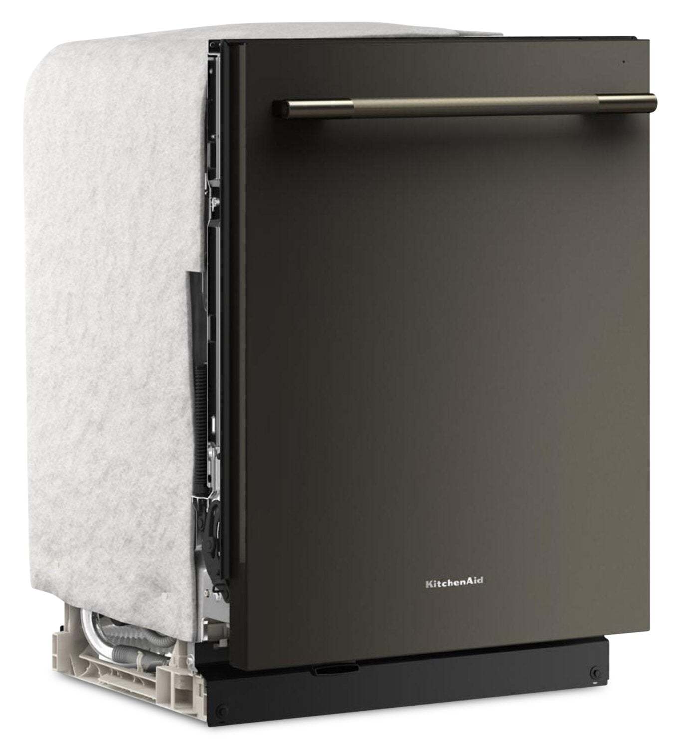 Lave-vaisselle KitchenAid de 24 po et de 44 dBA avec troisième panier 360° Max JetsMC - minerai noir - KDTS624SBE