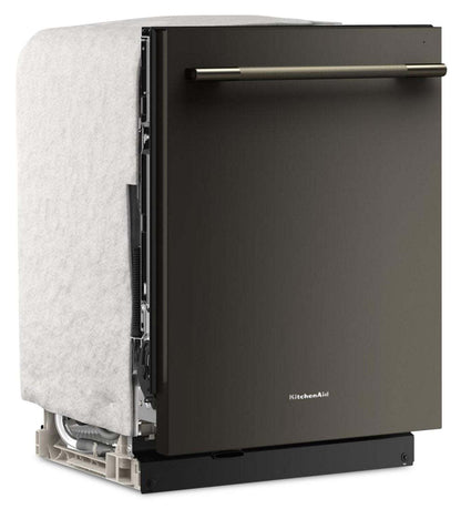 Lave-vaisselle KitchenAid de 24 po et de 44 dBA avec troisième panier 360° Max JetsMC - minerai noir - KDTS624SBE
