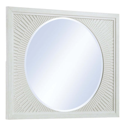 Miroir de commode de chambre à coucher Vida - Sable | Miroir de commode de chambre à coucher Vida - sable