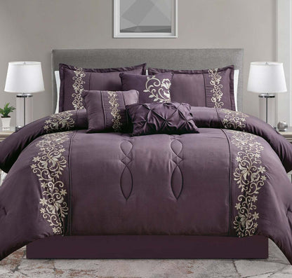 Milan 7-Piece Queen Comforter Set | Ensemble d’édredon Milan 7 pièces - grand lit | MILAN7QU