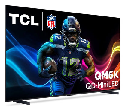 TCL 98 QM6K QD-Mini LED QLED 4K UHD Smart Google TV (98QM6K) | Téléviseur intelligent QLED TCL QM6K UHD 4K de 98 po avec Google TVMC et mini DEL QD (98QM6K)