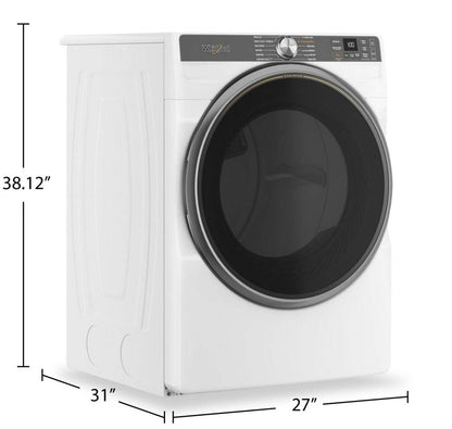 Whirlpool 7,4 pi³ Sécheuse électrique intelligente avec vapeur - YWED6720RW | Sécheuse électrique intelligente Whirlpool de 7,4 pi³ avec vapeur - YWED6720RW | YWED672W