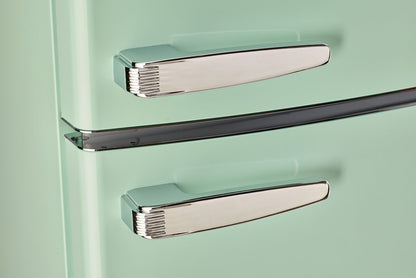 Unique Classique Rétro 24 11 Pi Cu. Réfrigérateur à congélateur supérieur – Vert menthe d'été - UNQ-310L LG MC | Réfrigérateur Classic Rétro d'Unique de 24 po et de 11 pi3 à congélateur supérieur - vert menthe estival - UNQ-310L LG TM