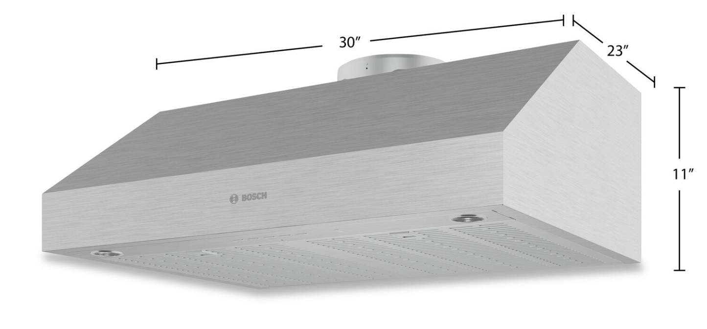 Bosch Hotte de cuisine intelligente sous l'armoire série 30 800 - DUH80553UC | Hotte de cuisinière intelligente sous l'armoire Bosch de série 800 de 30 po - DUH80553UC | DUH805UC