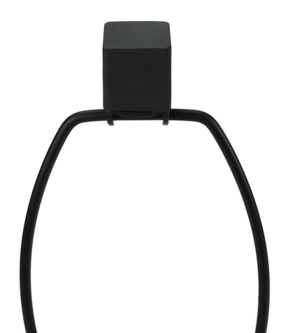 25 Lampe de table en métal noir avec chargement USB|Lampe de table de 25 po en métal noir avec recharge USB