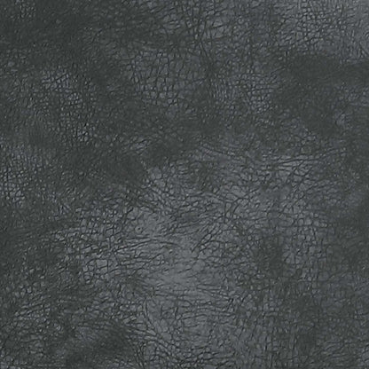 Chaise de salle à manger Bay de Kort &amp; Co. en tissu de cuir végétalien et en métal - anthracite