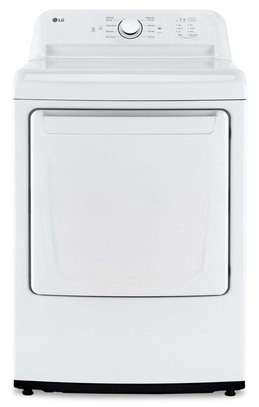 LG 7,3 Cu. Fort. Sécheuse électrique - Blanc - DLE6100W | Sécheuse électrique LG de 7,3 pi³ - blanche - DLE6100W