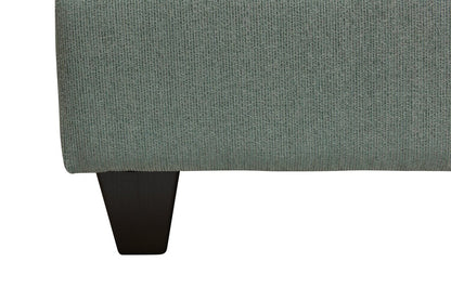 Made in Canada Scarlett 26 Chenille Fabric Ottoman - Marine Blue | Pouf Scarlett de 26 po fabriqué au Canada en tissu de chenille - bleu marine