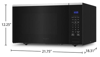 Bain à remous 1,6 Cu. Fort. Micro-ondes de comptoir avec cuisson par capteur - YWMCS7022SS | Four à micro-ondes de comptoir Whirlpool de 1,6 pi3 avec cuisson par capteur - YWMCS7022SS