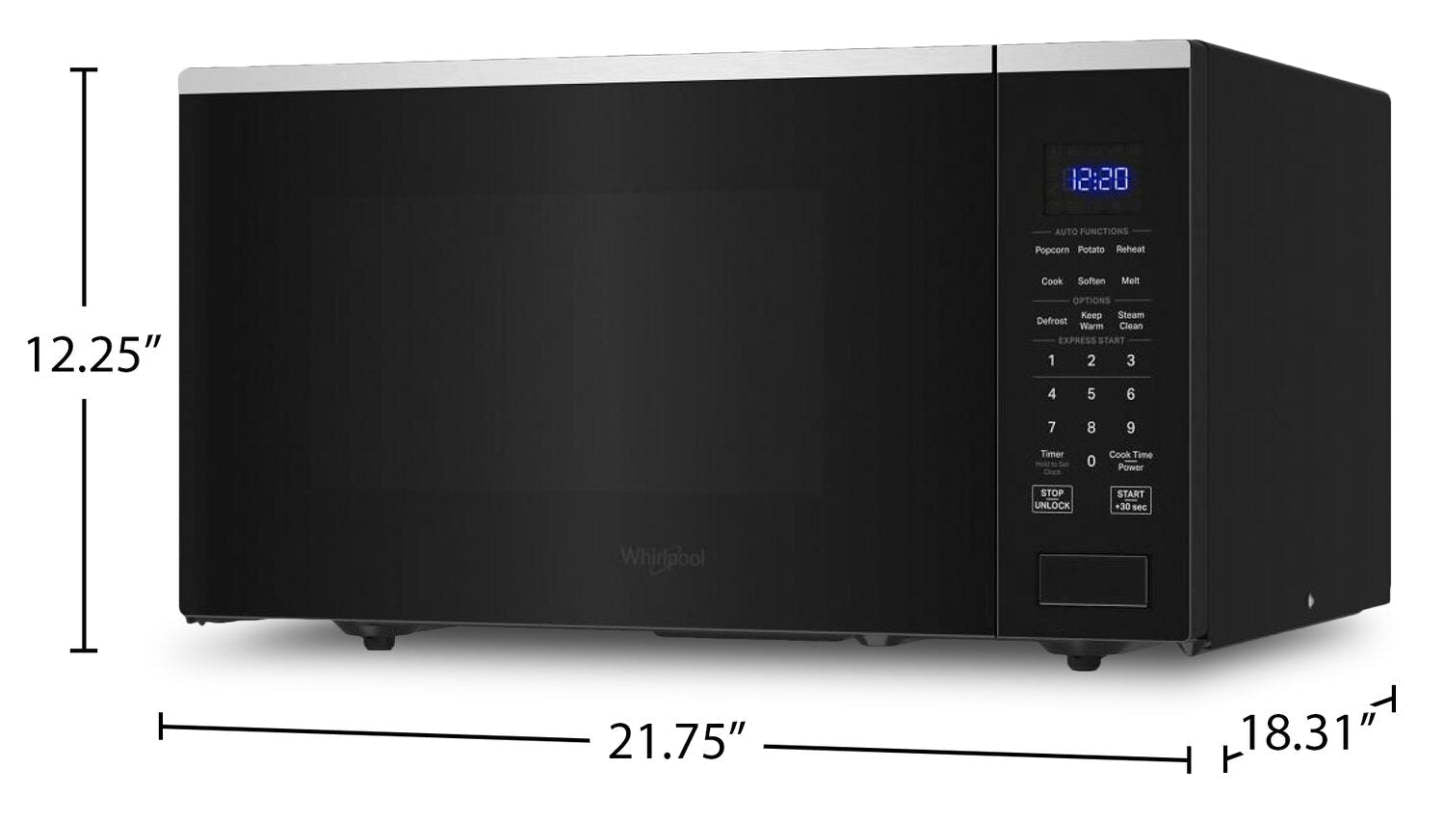 Bain à remous 1,6 Cu. Fort. Micro-ondes de comptoir avec cuisson par capteur - YWMCS7022SZ | Four à micro-ondes de comptoir Whirlpool de 1,6 pi3 avec cuisson par capteur - YWMCS7022SZ