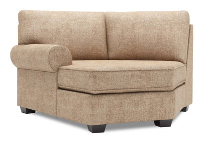 Canapé Lab Roll LAF Cuddler - Luxe Taupe | Fauteuil Cuddler de gauche Roll de la collection Sofa Lab - Luxury Taupe | RO872893