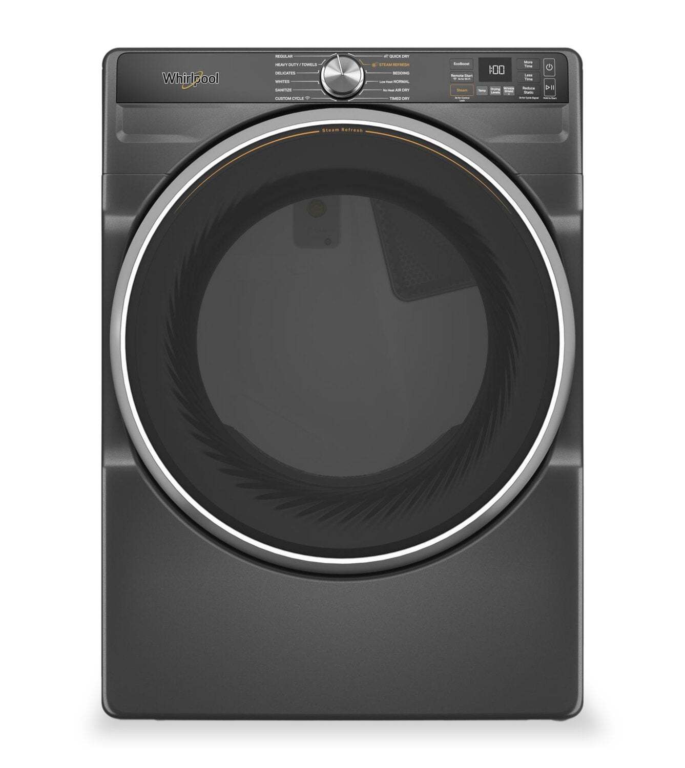 Whirlpool 7,4 pi³ Sécheuse électrique intelligente avec vapeur - YWED6720RU | Sécheuse électrique intelligente Whirlpool de 7,4 pi³ avec vapeur - YWED6720RU | YWED672U