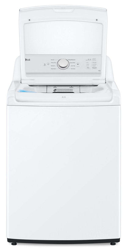 LG 4,8 Cu. Fort. Laveuse haute efficacité à chargement par le haut - Blanc - WT6105CW | Laveuse haute efficacité LG à chargement par le haut de 4,8 pi³ - blanche - WT6105CW