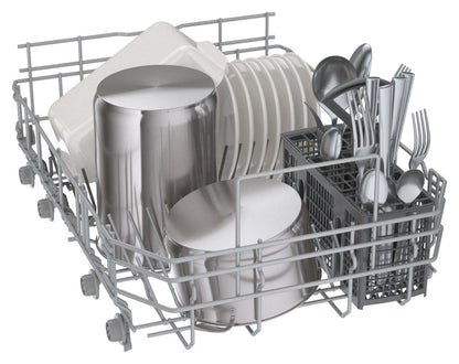 Bosch Lave-vaisselle intelligent à commande frontale série 18 300 avec PrecisionWash® et troisième panier - SPE53C55UC | Lave-vaisselle intelligent Bosch série 300 de 18 po avec commandes à l'avant, PrecisionWash et 3e panier - SPE53C55UC | SPE535UC