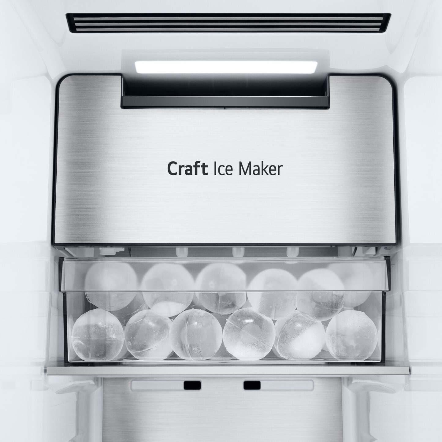 LG 36 27 Cu. Ft Side by Side Refrigerator - Fingerprint Resistant Stainless Steel - LL27T3530S  | Réfrigérateur LG de 27 pi3 et de 36 po à compartiments juxtaposés - acier inoxydable résistant aux traces de doigts - LL27T3530S