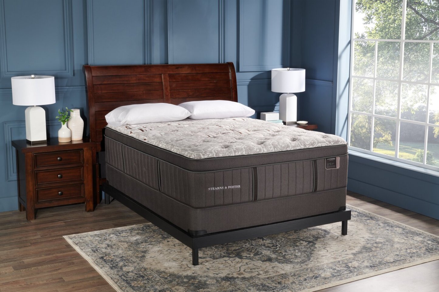 Stearns & Foster Founders Collection Derby County Eurotop Queen Mattress | Matelas Eurotop Derby County de la collection Founders de Stearns & Foster pour lit queen | DERBYCQM