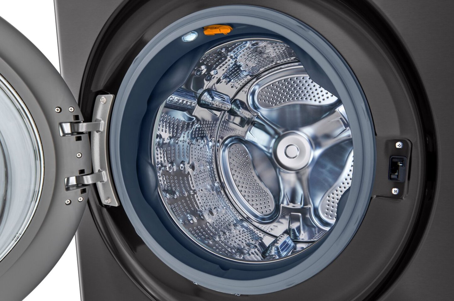 Laveuse LG 5,8/Sécheuse 7,8 Cu. Fort. Tour de lavage haute efficacité à chargement frontal™ - Acier noir - WKHC252HBA | Tour de lavage WashTowerMC haute efficacité LG à chargement frontal avec laveuse de 5,8 pi³ et séche…