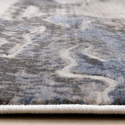 Linnie Blue Grey Area Rug - 7'10 x 10'6 | Carpette Linnie gris et bleu - 7 pi 10 po x 10 pi 6 po