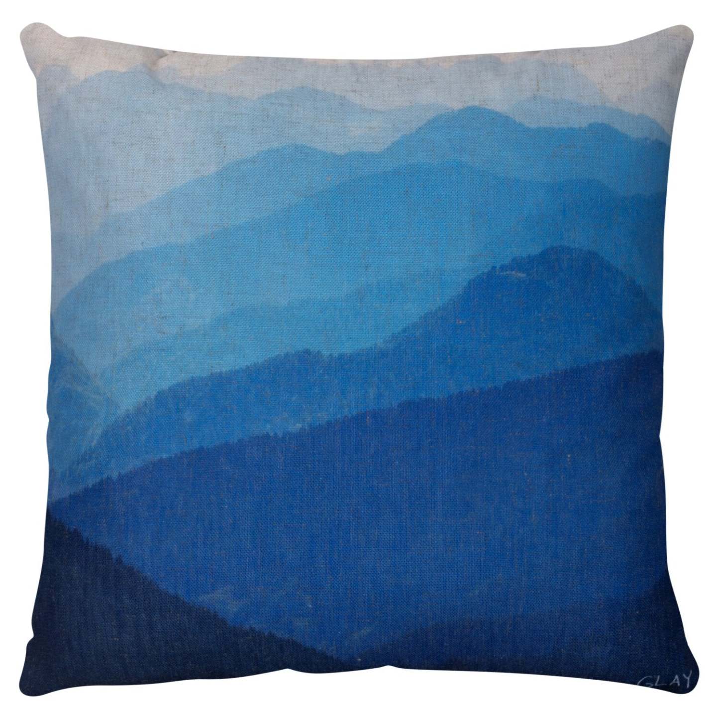 Coussin décoratif Rolling Hills - Bleu | Coussin décoratif collines - bleu | FL1113DP