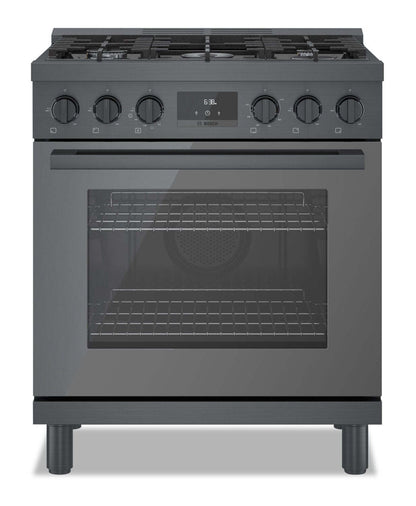 Bosch Série 800 3,7 Cu. Fort. Cuisinière à gaz autoportante de style industriel - HGS8045UC | Cuisinière à gaz amovible Bosch de série 800 de 3,7 pi3 de style industriel - HGS8045UC | HGS8045U