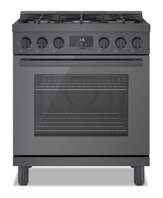 Bosch Série 800 3,7 Cu. Fort. Cuisinière à gaz autoportante de style industriel - HGS8045UC | Cuisinière à gaz amovible Bosch de série 800 de 3,7 pi3 de style industriel - HGS8045UC | HGS8045U
