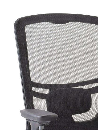 Tempur-Pedic Dante 26.4 Office Chair - Black with Mesh Back|Chaise de bureau Dante de Tempur-Pedic de 26,4 po - noire avec dossier en maille