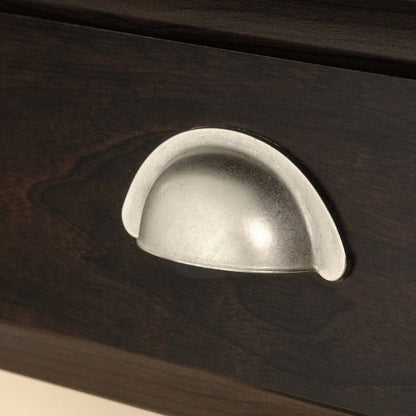 Bureau traditionnel Murray de 53 po avec dessus relevable et rangement - brun foncé