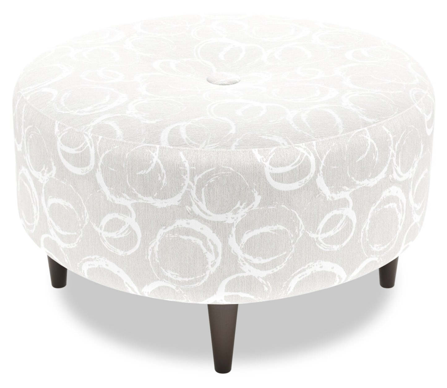 Pouf The Curve 31 en tissu, fabriqué au Canada par Sofa Lab (CURV1164)