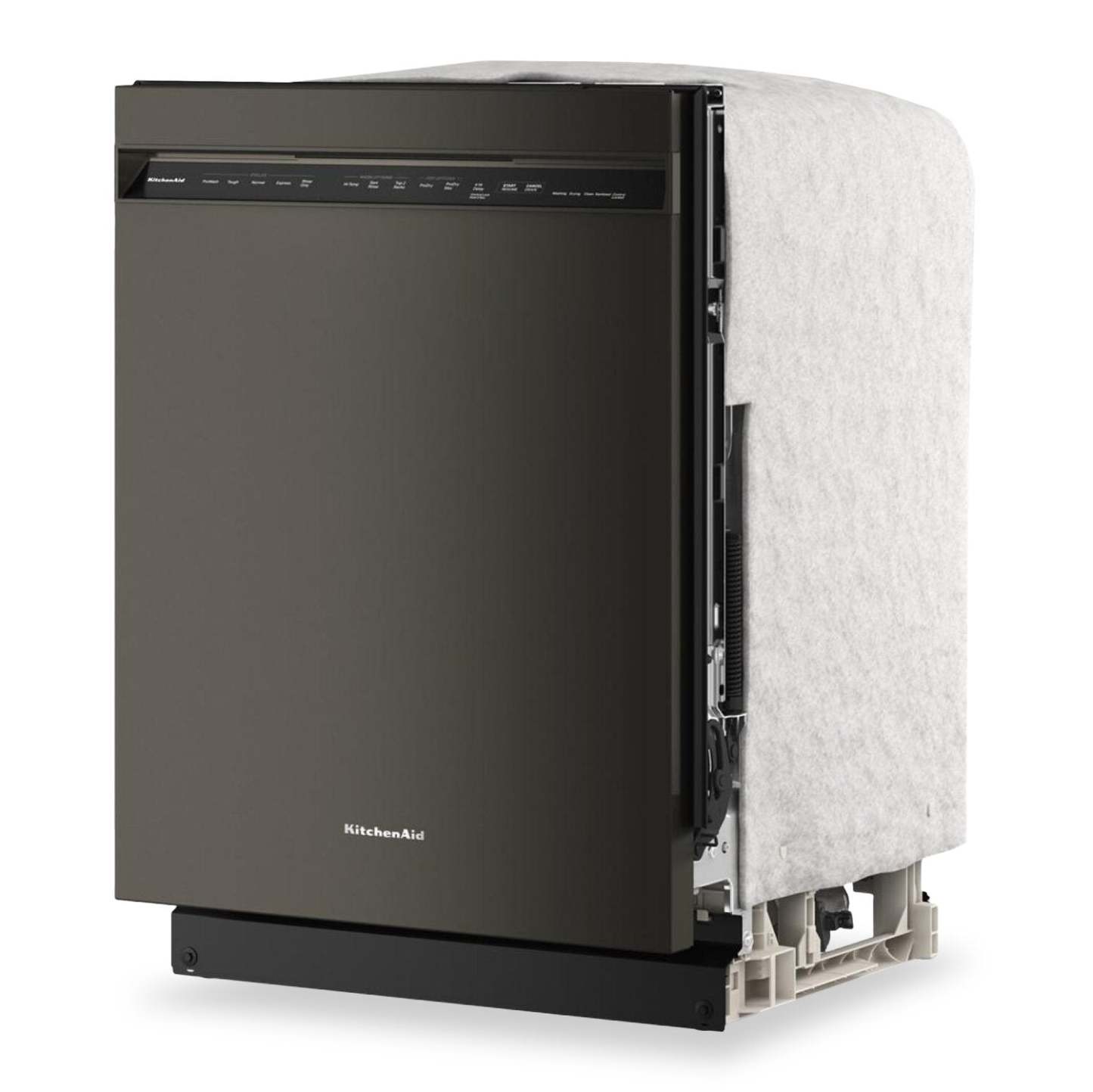 Lave-vaisselle KitchenAid de 24 po et de 44 dBA avec troisième panier 360° Max JetsMC - minerai noir - KDFS424SBE