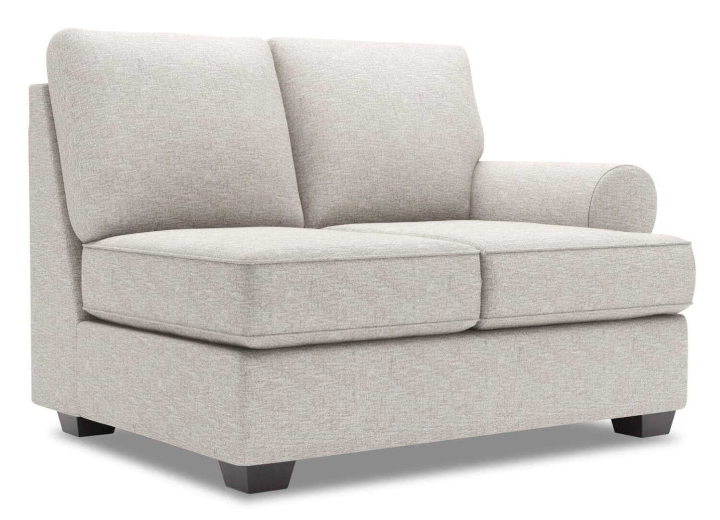 Canapé Lab Roll RAF Causeuse - Luxe Argent | Causeuse de droite Roll de la collection Sofa Lab - Luxe Argent | RO222793
