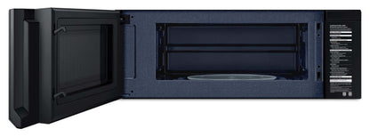 Samsung 1,1 Cu. Fort. Micro-ondes à hotte intégrée de 400 CFM - Acier inoxydable noir mat - ME11F7510MT/AC | Quatre à micro-ondes à hotte intégrée Samsung de 1,1 pi³ avec 400 pi³/min - acier inoxydable noir mat - ME11F7510MT/AC