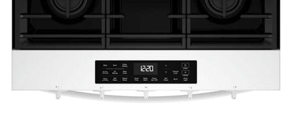 Cuisinière à gaz Whirlpool de 5 pi³ et de 30 po avec cuisson à air - blanche - WSGS5030SW