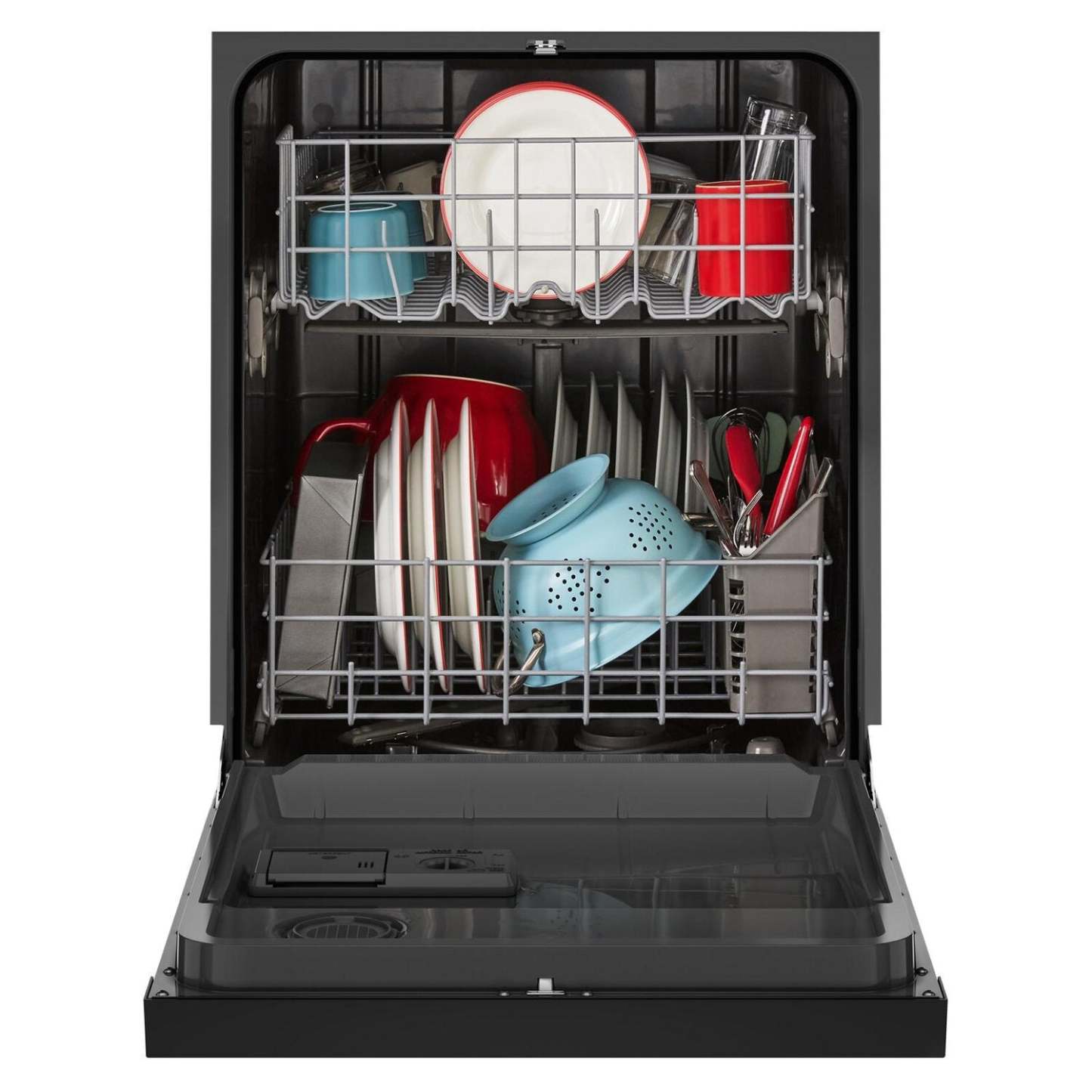 Lave-vaisselle Amana 24 59 dBA à commande frontale avec système de lavage à triple filtre - Acier inoxydable - ADFS2524RS | Lave-vaisselle Amana à 59 dBA de 24 po avec commandes à l'avant - acier inoxydable - ADFS2524RS | ADFS252S