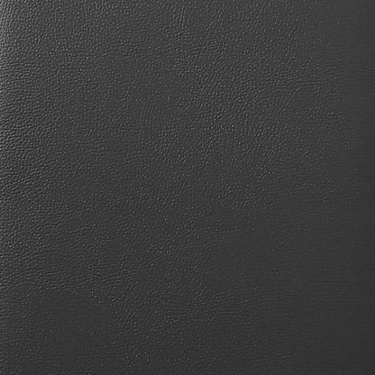 Lit plateforme Paseo en tissu de cuir végétalien noir - Queen Size | Lit plateforme rembourré Paseo en tissu de cuir végétalien noir - format grand lit