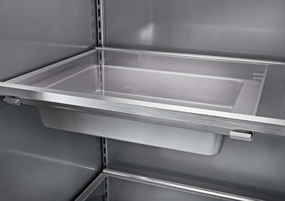 Réfrigérateur KitchenAid de 25,5 pi³ et de 42 po à compartiments juxtaposés - panneau personnalisable - KBSN702MPA