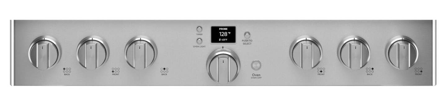 Cuisinière intelligente à gaz Café de 6,2 pi³ avec convection européenne véritable et grilles autone…