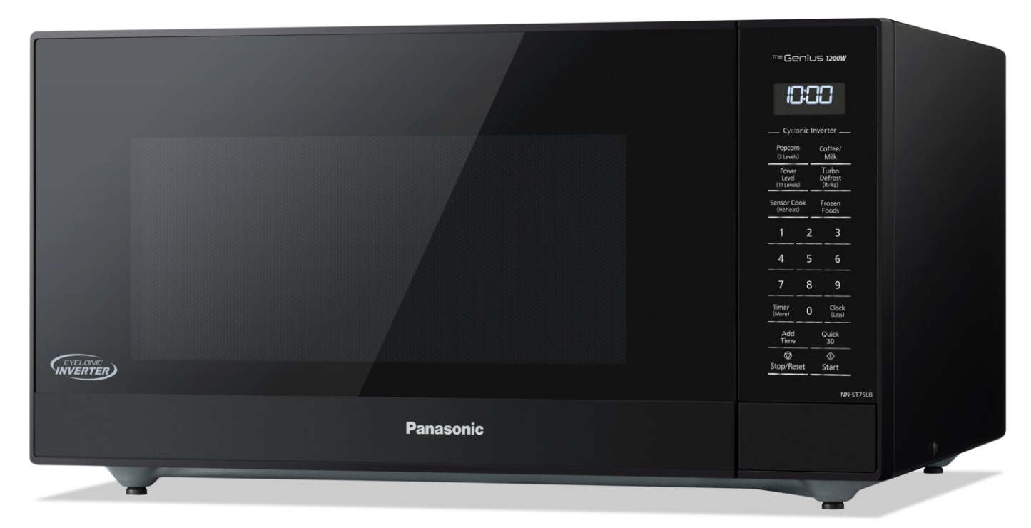 Panasonic 1,6 Cu. Fort. Four à micro-ondes de comptoir - NNST75LBC | Four à micro-ondes de comptoir Panasonic de 1,6 pi3 - NNST75LBC | NNST75BC